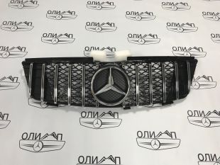 Решетка радиатора на Mercedes GL x164 до рест GT хром Решетка радиатора на Mercedes GL x164 до рест GT хром